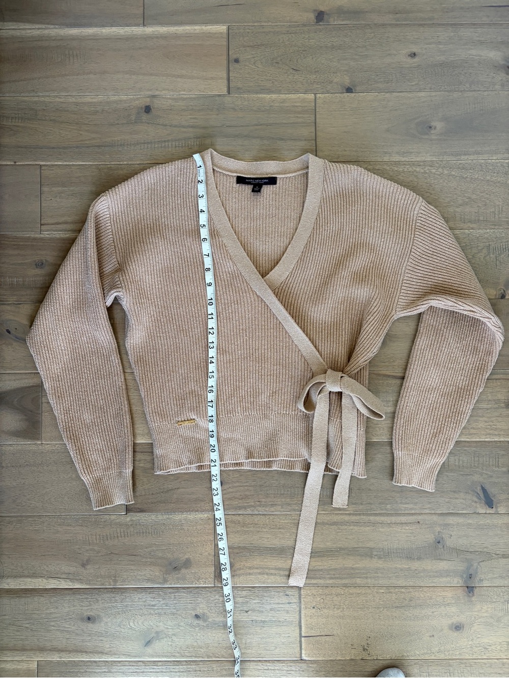 Marc New York ribbed knit wrap cardigan Medium - Picture 3 of 8